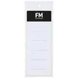 Lever Arch File Spine Labels, Self-Adhesive Pack of 10,  65mmx174mm